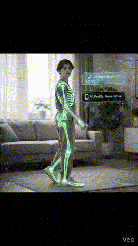 Skeleton tracking UI